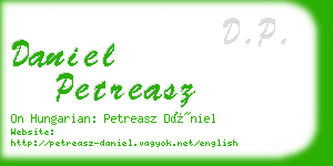 daniel petreasz business card